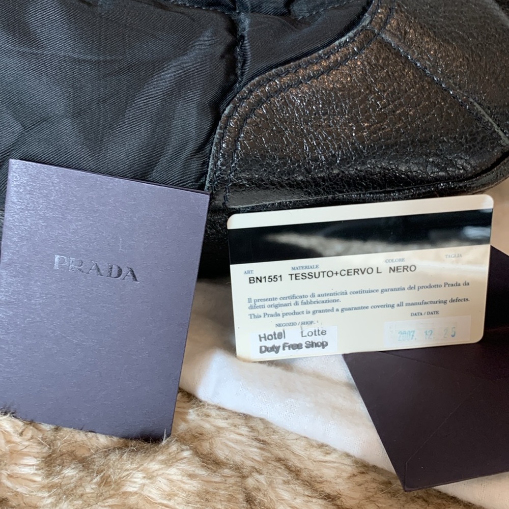 Prada Tessuto Nylon & Cuervo Leather - Picture 8 of 14